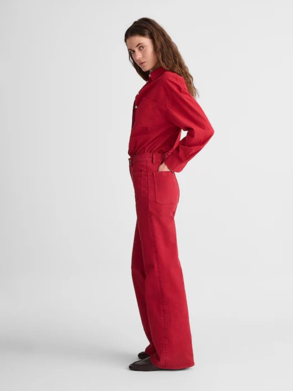 Madewell The Emmy Wide-Leg Pant 31 - Picture 3 of 9